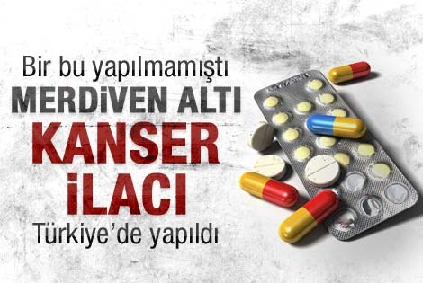 Kanser ilacının da sahtesini yaptık