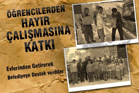 Öğrencilerden Hayır Çalışmasına Destek