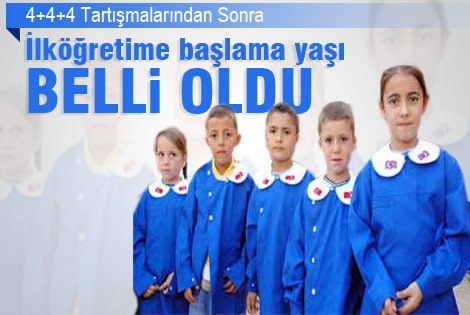 İlköğretime başlama yaşı belli oldu