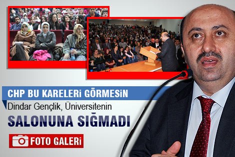 Ömer Döngeroğluʹya gençler yoğun ilgi gösterdi.