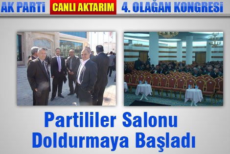 Ak Parti Kongresi başlıyor