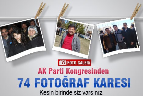 AK Parti kongresinden fotoğraf kareleri