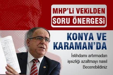 Mustafa Kalaycı’dan Soru Önergesi