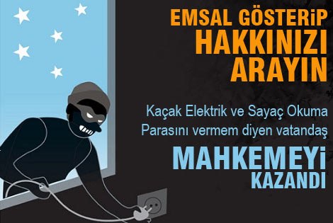 Vatandaş Elektrik Faturasına açtığı davayı kazandı