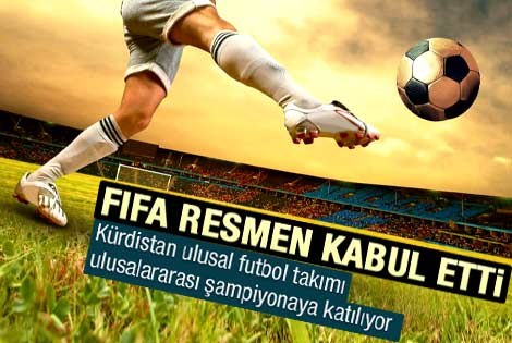 FIFA Kürt futbol takımını resmi olarak tanıdı