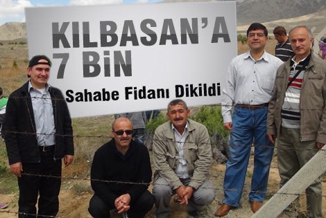 Karaman Kılbasan Beldesi’nde 7 bin fidan dikildi