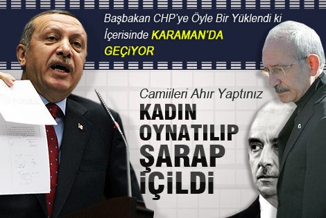 Başbakanʹdan CHPʹye Sert Açıklamalar