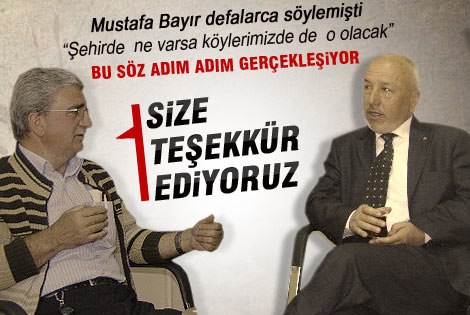 Yahya Soytürk, Mustafa Bayırʹı ziyaret etti.