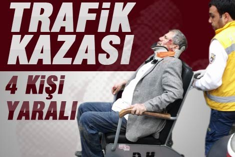 KARAMAN’DA TRAFİK KAZASI: 4 YARALI