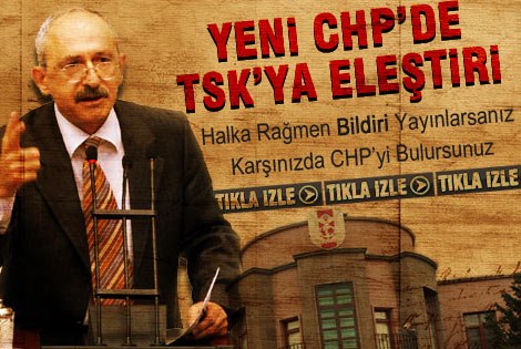 CHP Türk Silahlı Kuvvetlerini eleştirdi