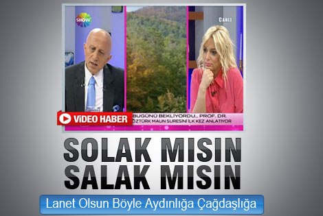 Yaşar Nuri Öztürk canlı yayında solculara hakaret etti