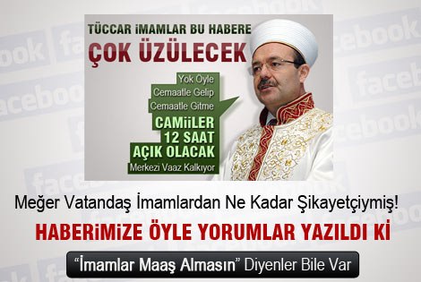 Vatandaş İmamlardan Fazlasıyla Şikâyetçi