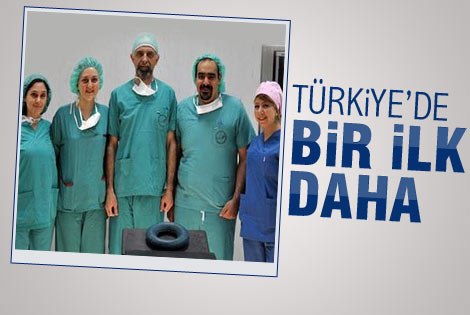 Türkiyeʹde bir ilk daha!