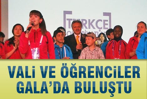 Vali ve Öğrenciler Galaʹda buluştu.