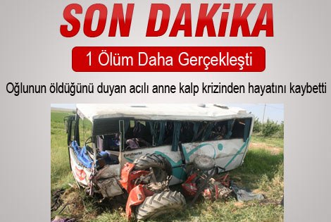 Acılı Habere Ana Yüreği dayanmadı