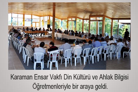 Ensar Vakfının yemekli toplantısı gerçekleşti