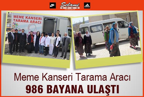 Meme Kanseri Aracı 986 Bayana Ulaştı