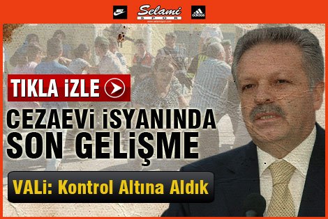 Vali; Kontrol altına Aldık