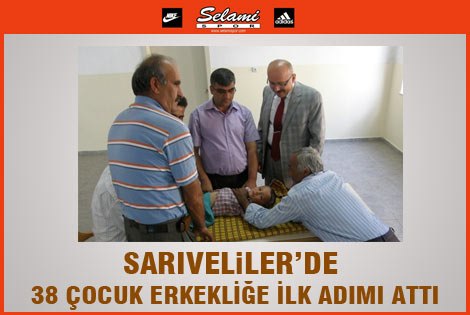 Sarıveliler’de 38 Çocuk Erkekliğe İlk Adımı Attı