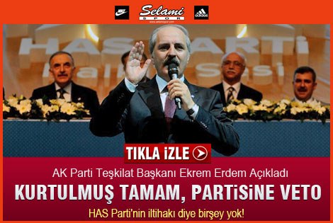 AK Partili Ekrem Erdemʹden Kurtulmuş itirafı