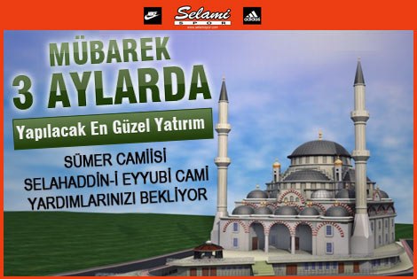 Selahaddin-i Eyyubi Camii yardımlarınızı bekliyor