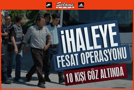 İhaleye Fesat Karıştıranlar Adliye ye çıkarıldı