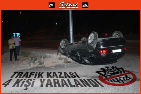 Karaman’da Trafik Kazası: 4 Yaralı