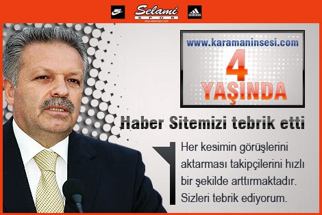 Vali Süleyman Kahraman’dan Haber Sitemize tebrik mesajı