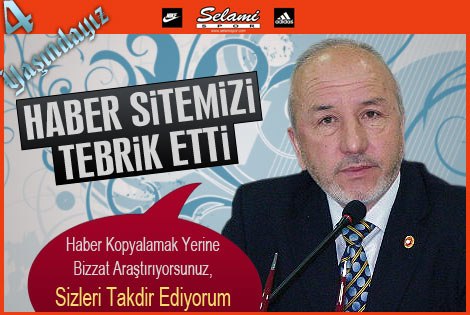 Mustafa Bayır Haber Sitemizi Tebrik Etti.