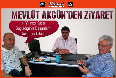 Mevlüt Akgünʹden haber sitemize ziyaret