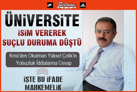 KMÜʹnün ifadesi mahkemelik oldu.