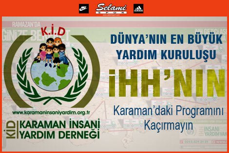 İHH ve Karaman İnsani Yardım Derneğinden Toplu İftar