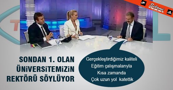 Gökmen, sondan 1. olan üniversitemizi anlattı.