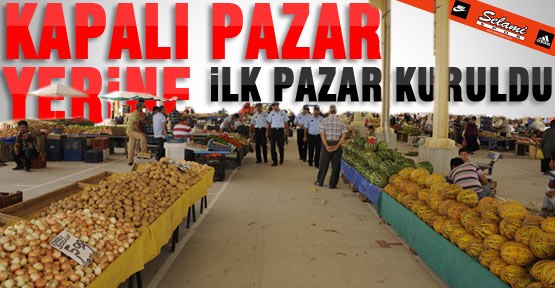 Karamanʹda Kapalı Pazar Yerine İlk Pazar Kuruldu