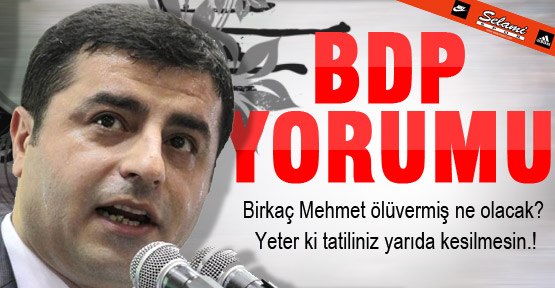 Demirtaşʹtan birkaç Mehmet yorumu