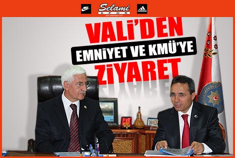 Vali Koca’dan Emniyet Ve Kmü’ye Ziyaret