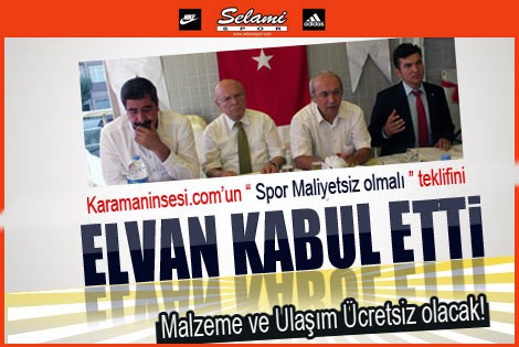 Karaman Sporuna Büyük Yatırımlar geliyor.