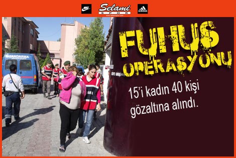 Karamanʹda Fuhuş Operasyonu 40 kişi gözaltına alındı