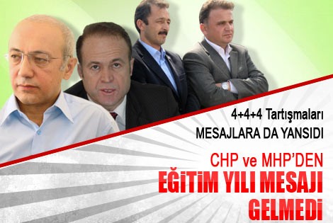 4+4+4 Tartışmaları Mesajlara da yansıdı