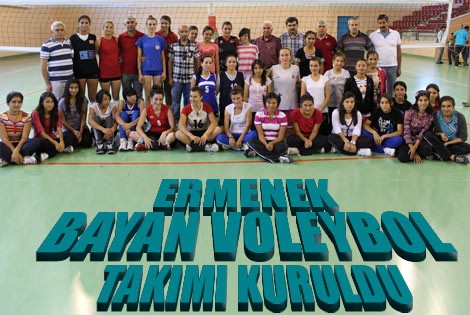 Ermenek bayan voleybol takımı kuruldu