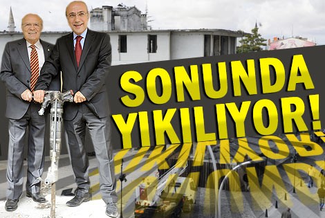 Eski EmlakBank Binası Yıkılıyor