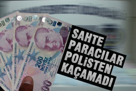 Sahte paracılar polisten kaçamadı