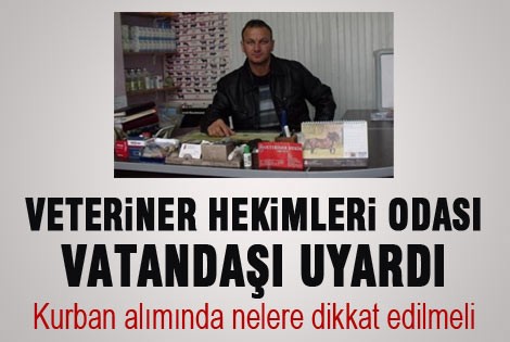 Karaman veteriner hekimleri odası uyardı