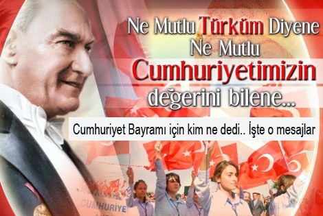 Cumhuriyet Bayramı Mesajı