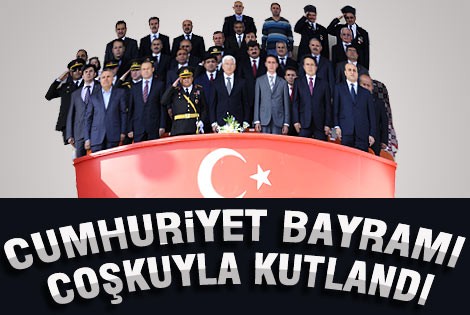 Cumhuriyet bayramı coşkula kutlandı