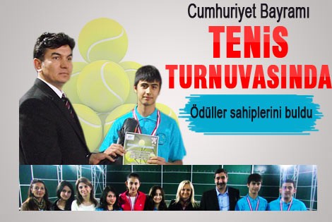 Cumhuriyet Bayramı Tenis Turnuvası Sona Erdi…