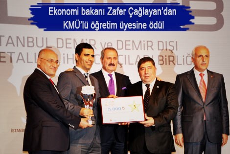 KMÜʹlü Öğretim Üyesine Ödül