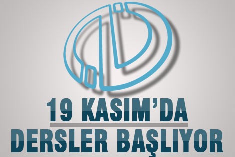 Açıköğretim fakültesi dersleri 19 kasım 2012’de başlıyor