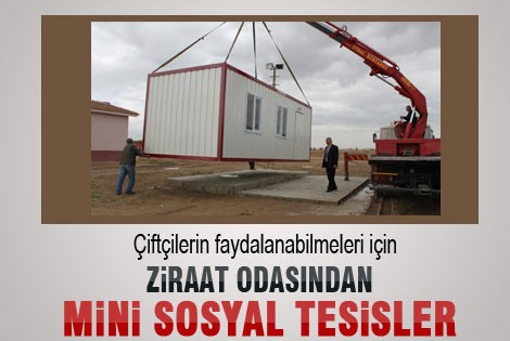 Ziraat odası’ndan pancar kantarlarına mini sosyal tesis