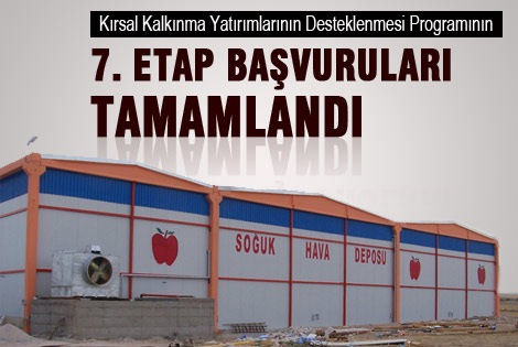 Kırsal Kalkınmada 7. Etap Başvuruları Tamamlandı